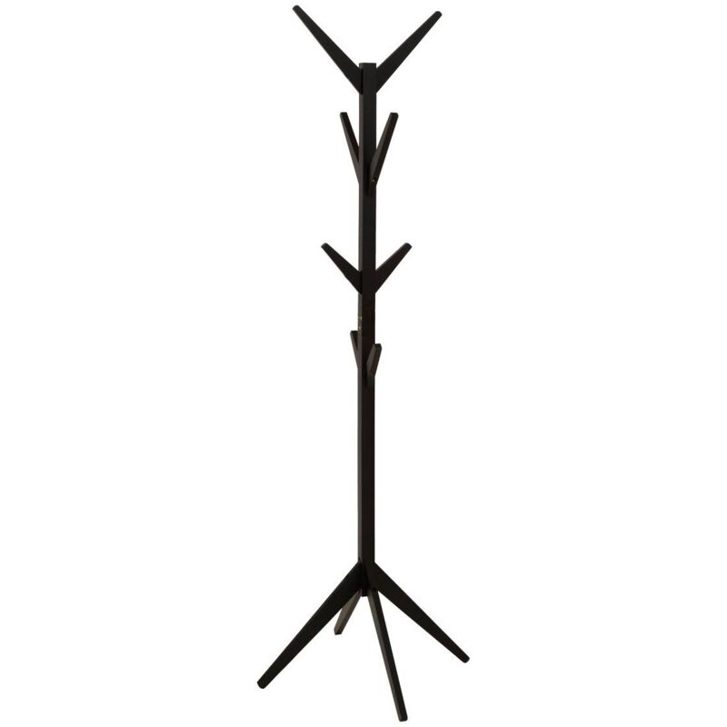 foto del prodotto appendiabiti con 8 ganci in legno nero 5 five