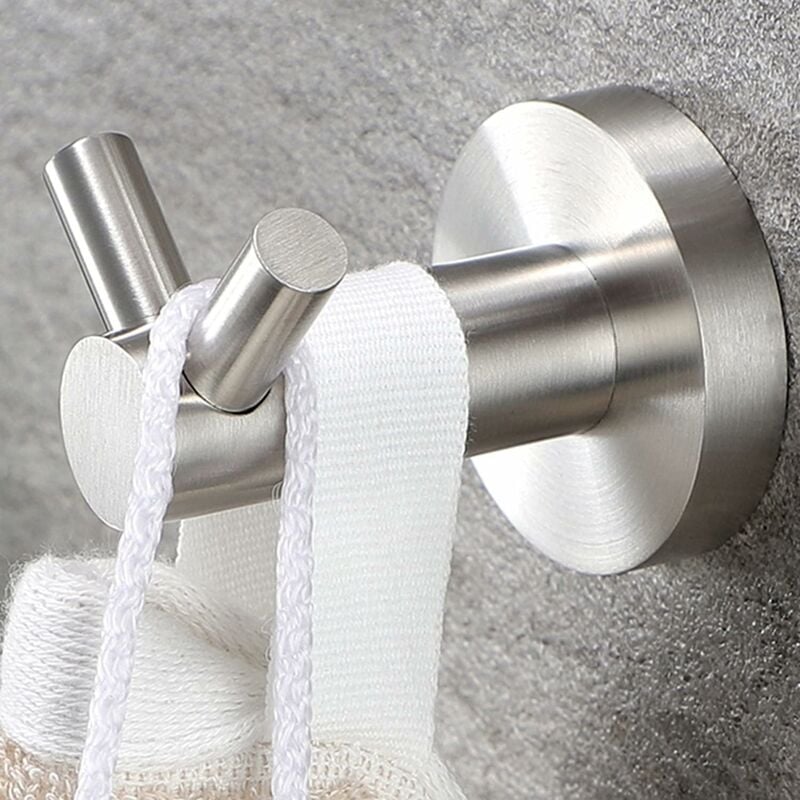 foto del prodotto appendiabiti da bagno in acciaio inossidabile appendiabiti da parete appendiabiti antiruggine porta asciugamani impermeabile cucina da parete per