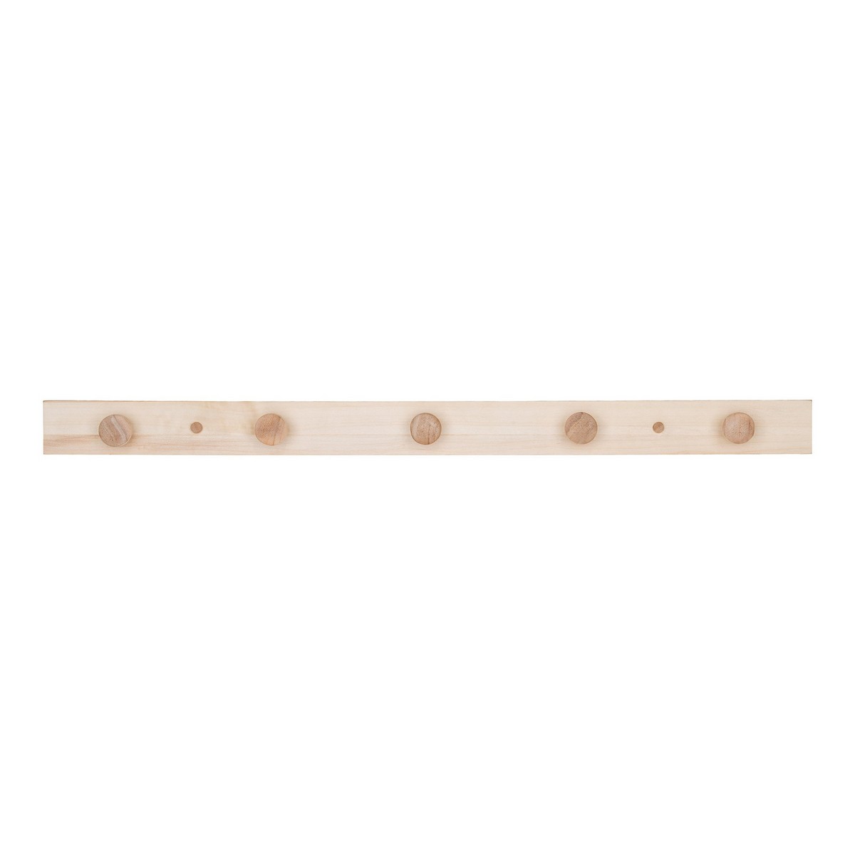 foto del prodotto appendiabiti da parete abano, marrone, legno, 70x1,5x5 cm, epikasa
