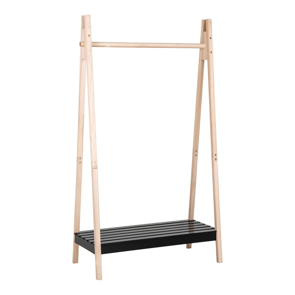 foto del prodotto appendiabiti da terra torino, marrone, legno, 39x94,5x170 cm, epikasa