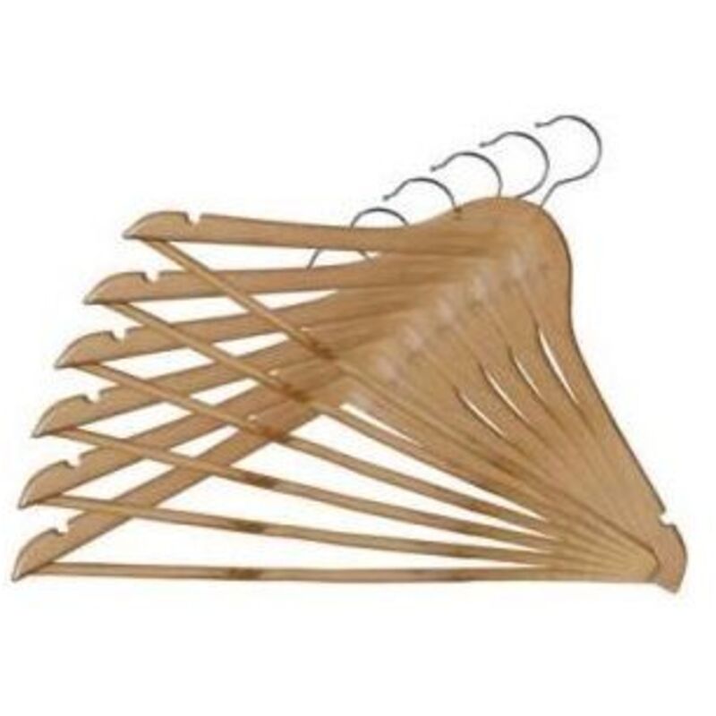 foto del prodotto appendiabiti domoliving in legno 6 pz