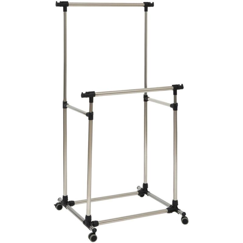 foto del prodotto appendiabiti doppio in acciaio inox venus - 5five