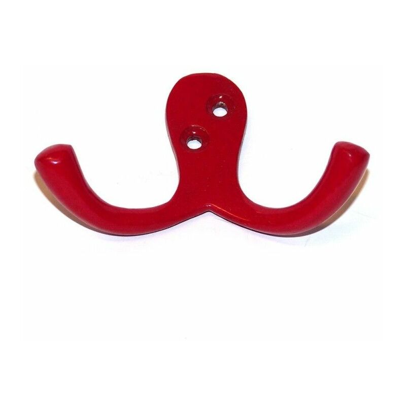 foto del prodotto appendiabiti doppio in alluminio rosso edm