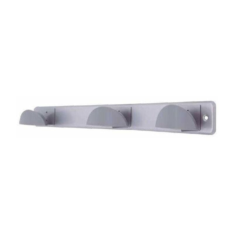foto del prodotto appendiabiti in acciaio inox pomello abs triplo cromato 420x50mm gsc 003802798