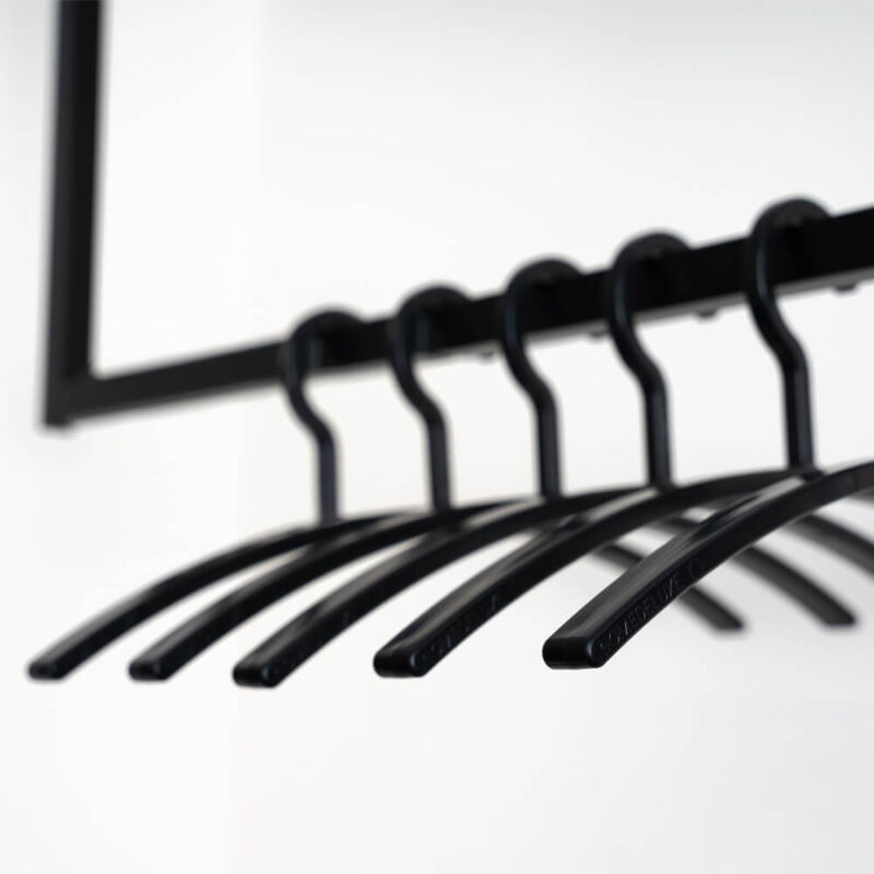 foto del prodotto appendiabiti in plastica rack 10 pezzi quantit 10 home deluxe