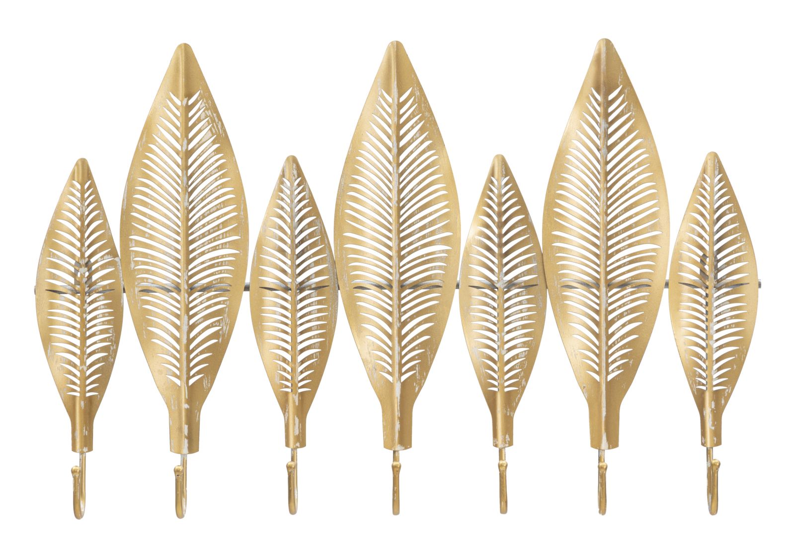 foto del prodotto appendiabiti long leaf 65x42,5x6 cm in ferro