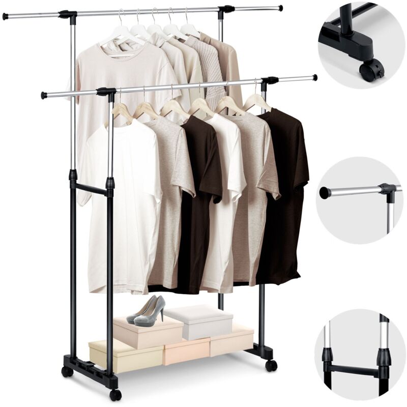 foto del prodotto appendiabiti massido 686400, nero e argento