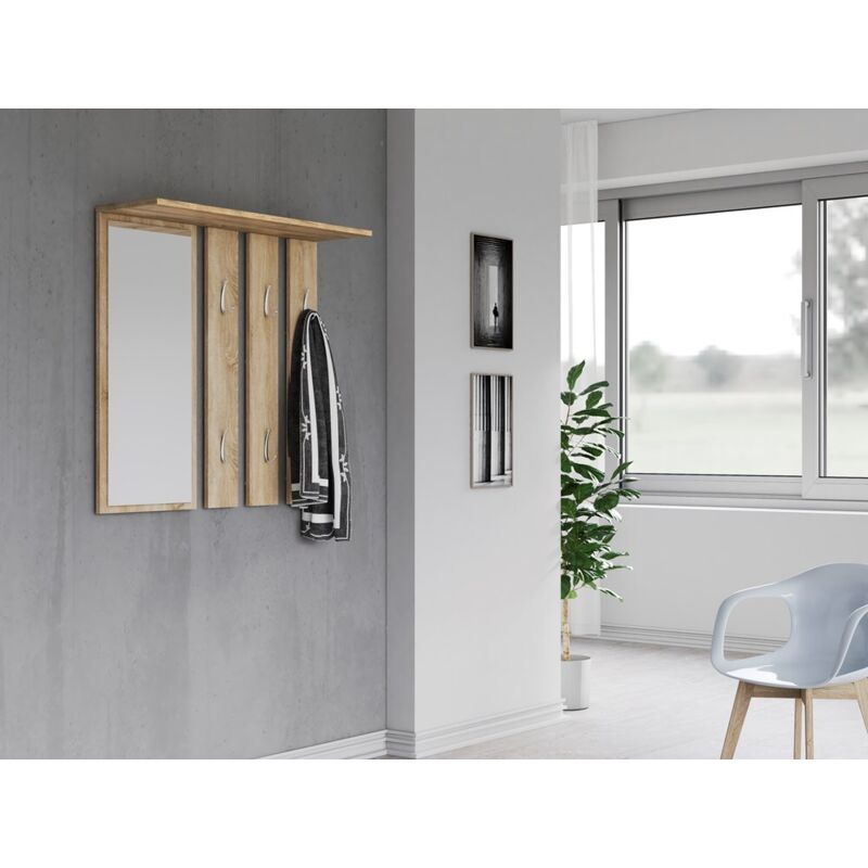 foto del prodotto appendiabiti opal rovere sonoma