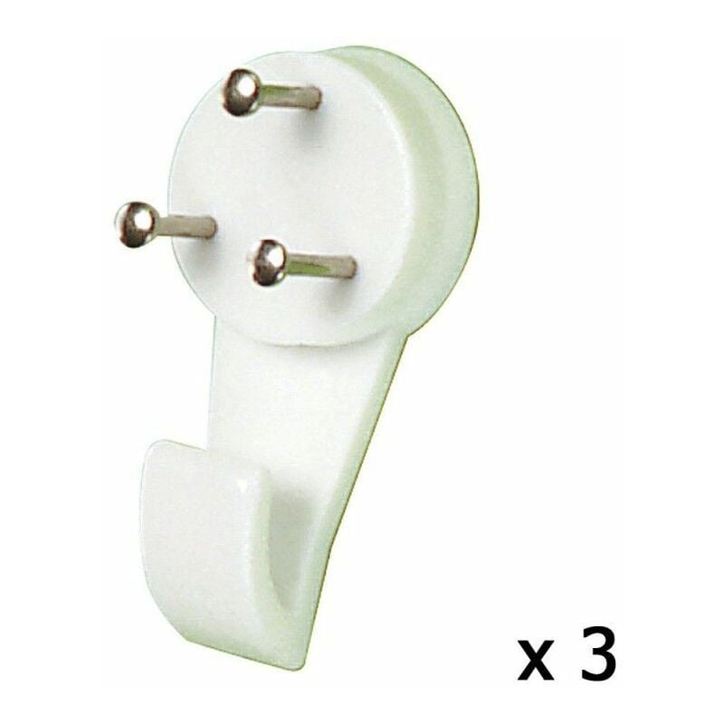 foto del prodotto appendiabiti per quadri gancio grande blister 3 unit chiodo