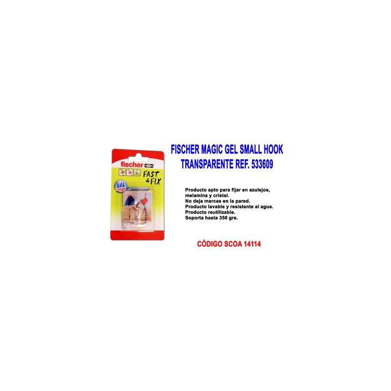 foto del prodotto appendiabiti temporaneo magic gel gancio piccolo trans 533609