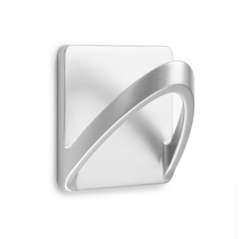 foto del prodotto appendiabito adesivo ribbon cromo opaco - inofix