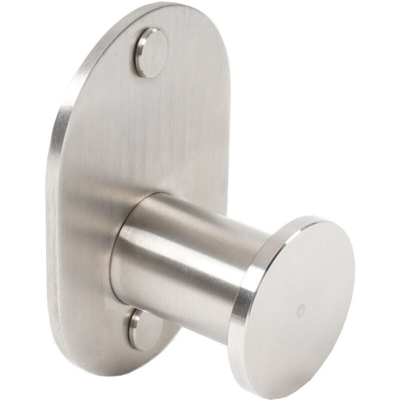 foto del prodotto appendiabito da parete spazzolato in acciaio inox mod. blizz - metaform