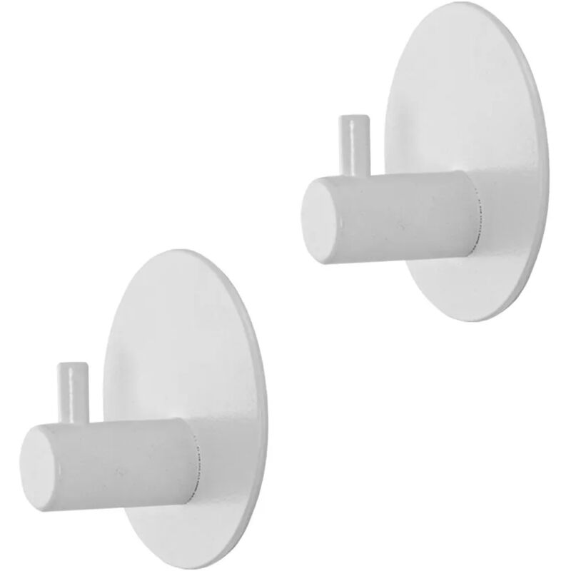 foto del prodotto appendini portasciugamani in acciaio bianco opaco metal