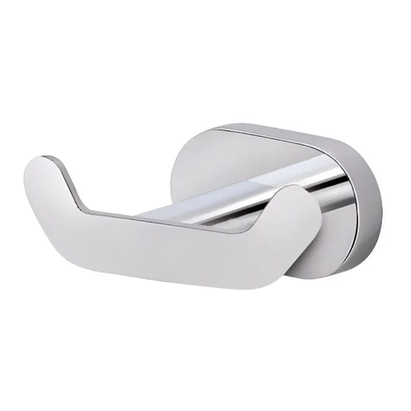 foto del prodotto appendino bagno 2 ganci da parete gedy serie bernina in acciaio inox