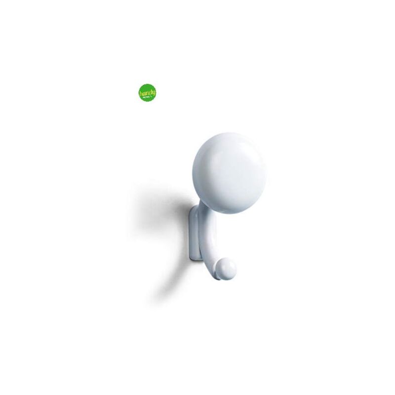 foto del prodotto appendino ball bolis italia in plastica colore bianco