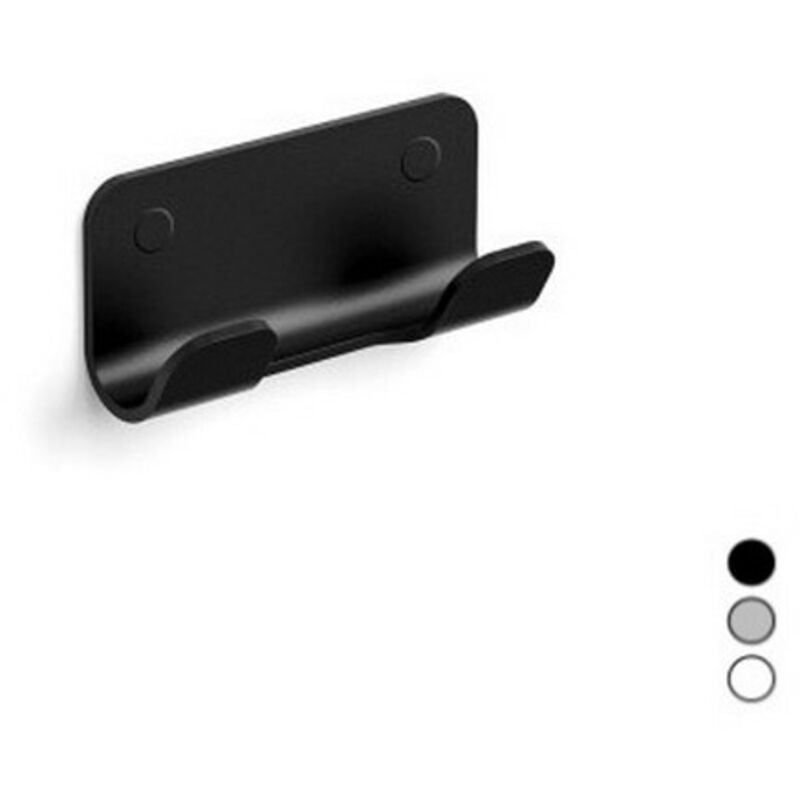 foto del prodotto appendino doppio saeta bianco mm 110x33x50