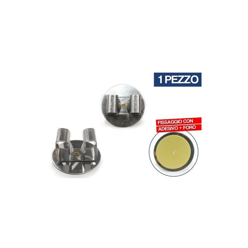 foto del prodotto appendiscope acciaio inox 1 posto