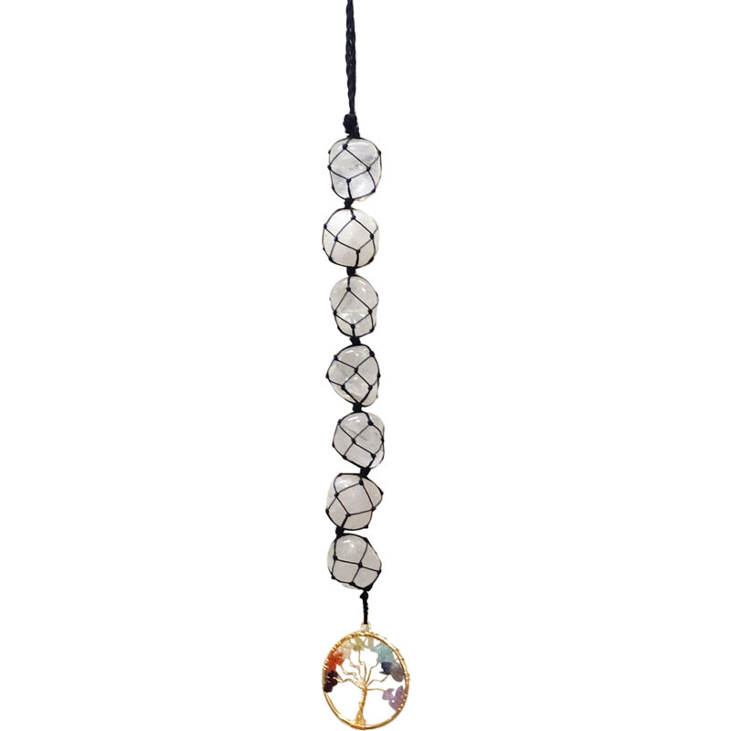 foto del prodotto appeso a parete decorativo mobile in metallo con albero della vita