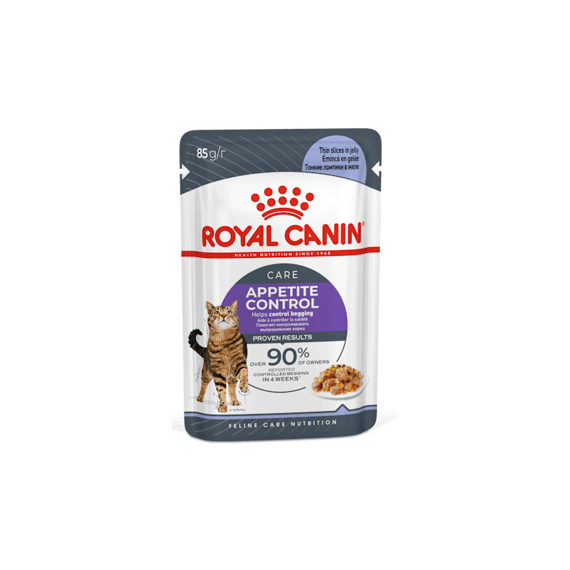 foto del prodotto appetite control fettine in jelly per gatti da 85 gr royal canin