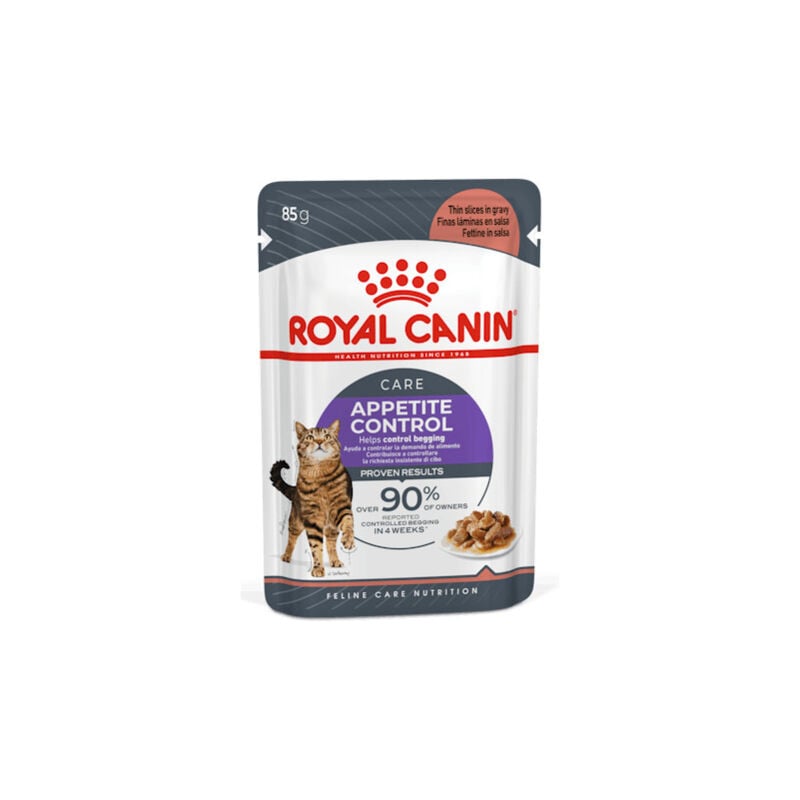 foto del prodotto appetite control fettine in salsa per gatti da 85 gr royal canin