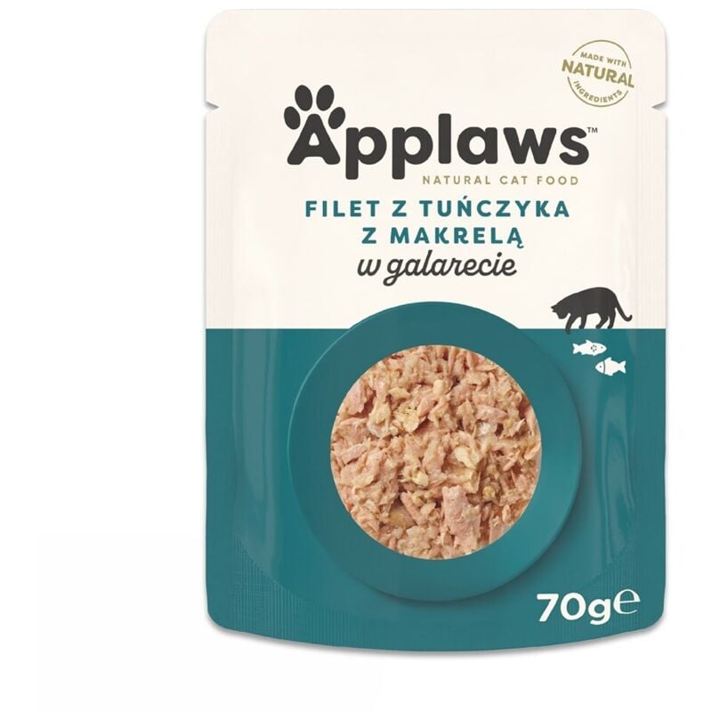 foto del prodotto applaws cat pouch filetto di tonno in gelatina in sgombro 70g