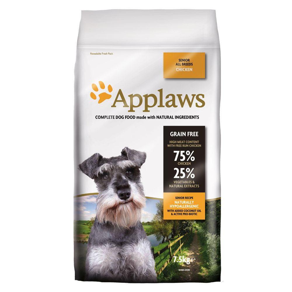 foto del prodotto applaws senior pollo crocchette per cane 7,5 kg