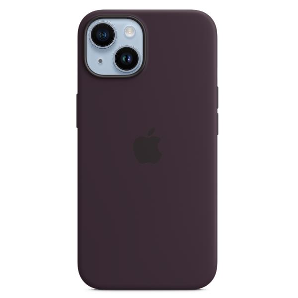 foto del prodotto apple custodia magsafe in silicone per iphone 14 pro viola sambuco