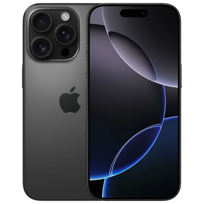 foto del prodotto apple iphone 16 pro 256gb 6.3'' titanio nero italia