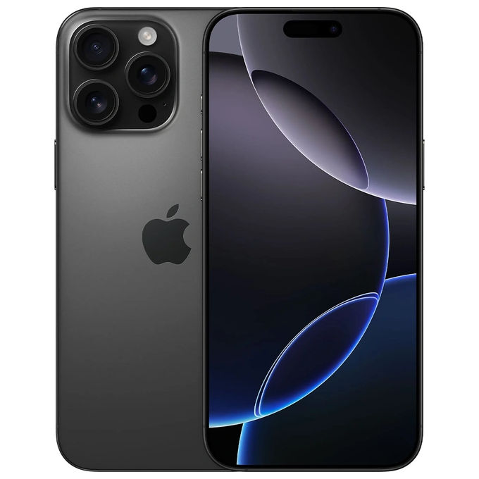 foto del prodotto apple iphone 16 pro max 256gb 6.9 titanio nero europa