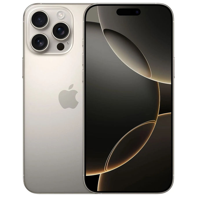 foto del prodotto apple iphone 16 pro max 512gb 6.9 titanio naturale europa