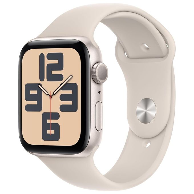 foto del prodotto apple watch se 40mm gps cassa in alluminio galassia con cinturino sport galassia m l