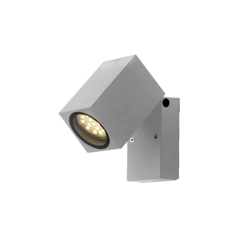 foto del prodotto applic quadrato 1xgu10 grigio orientale ip44 impermeabile