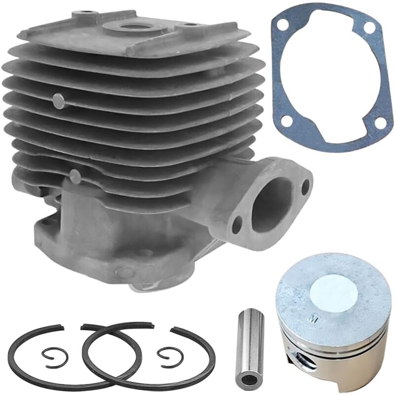 foto del prodotto applicabile 1e50fw 580 10280 00 robin subaru ec08 ec12 ec208 kit pistone cilindro da 50 mm per motore costipatore jumper compactor 5801028000