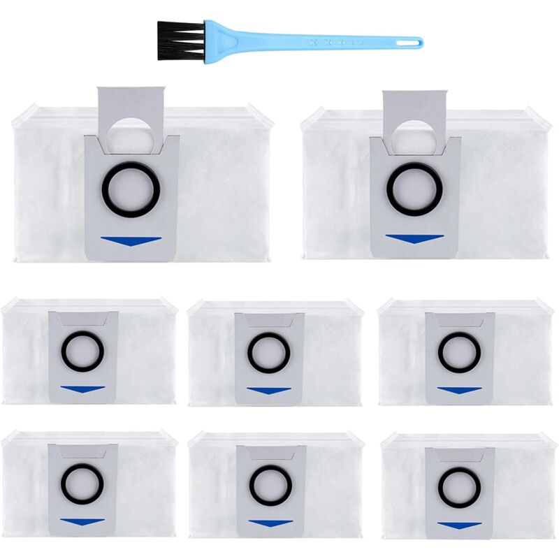 immagine 0 del prodotto applicabile 8 pack sacchetti per aspirapolvere accessori per ecovacs deebot x1 omni x1 e omni t20 omni, accessori di ricambio per aspirapolvere
