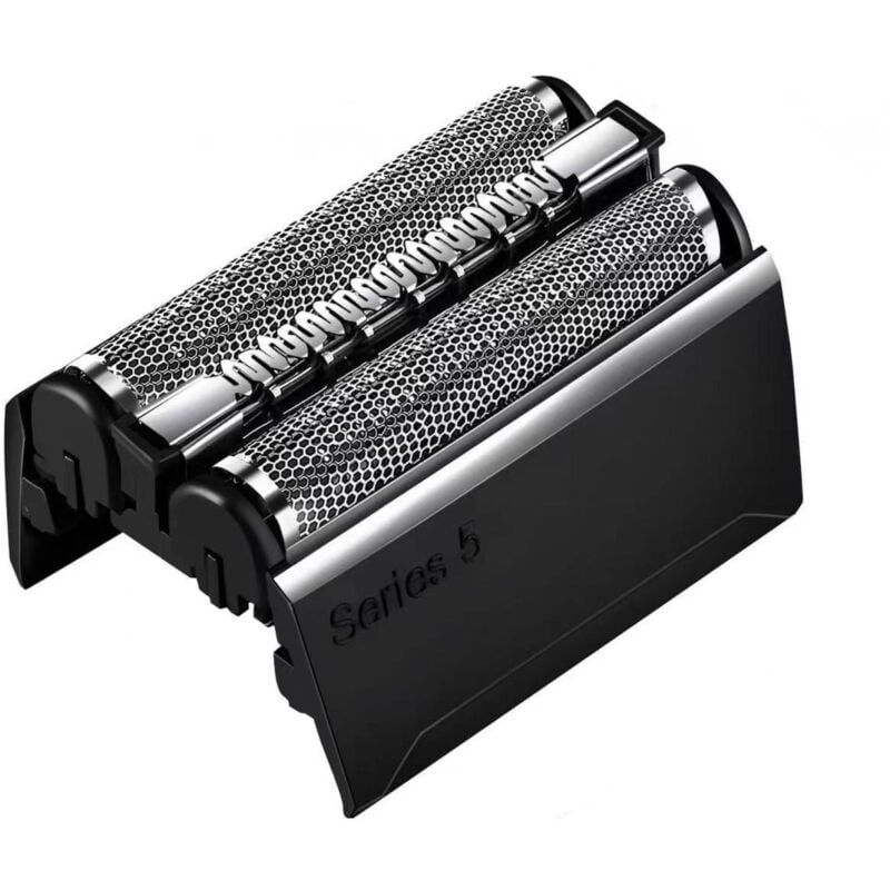 foto del prodotto applicabile alla testina di ricambio per rasoio elettrico braun series, collega facilmente la tua nuova testina lama nera 52b 