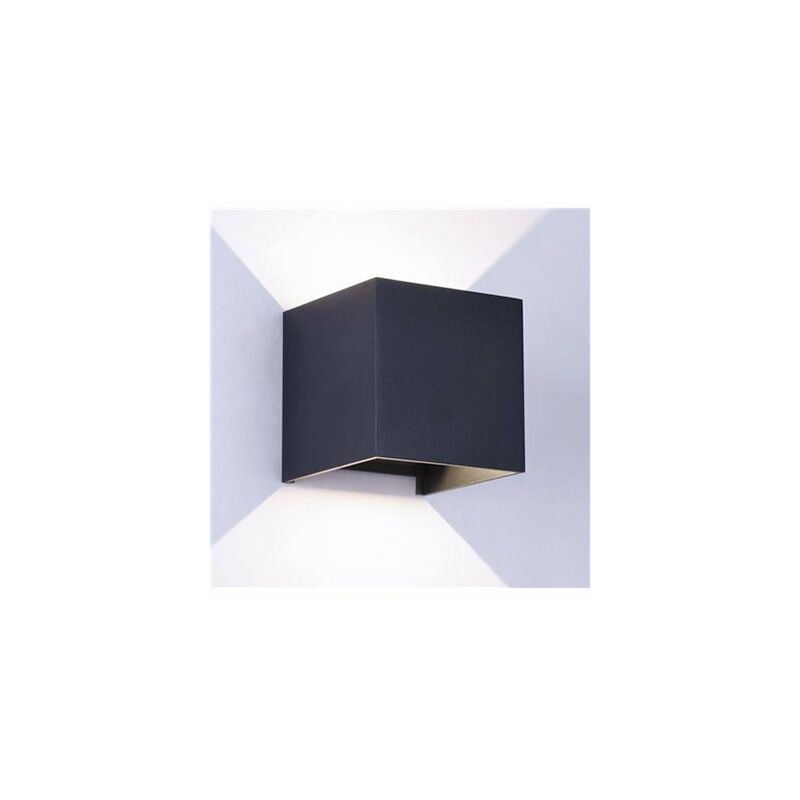 foto del prodotto applicare ip54 open led 2x5w 4000k antracite