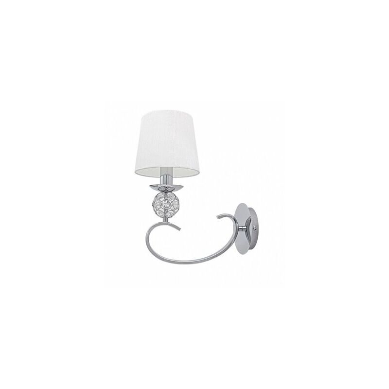 foto del prodotto applicare ordo ez 1xe14 schermo bianco cromato 34x15x25 cm
