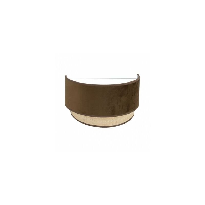 foto del prodotto applicare reyes 1xe27 naturale marrone 17x30x16 cm