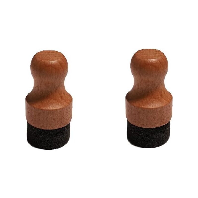 foto del prodotto applicatore di olio e cera da 2 pezzi per taglieri in legno, sottopentola, posate marrone e spugna 559,5 cm sollbry
