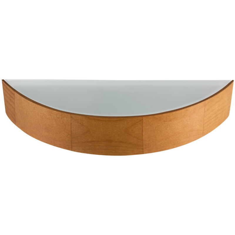 foto del prodotto applicazione murale legno oro jasmin vetro satinato led e27 407 mm