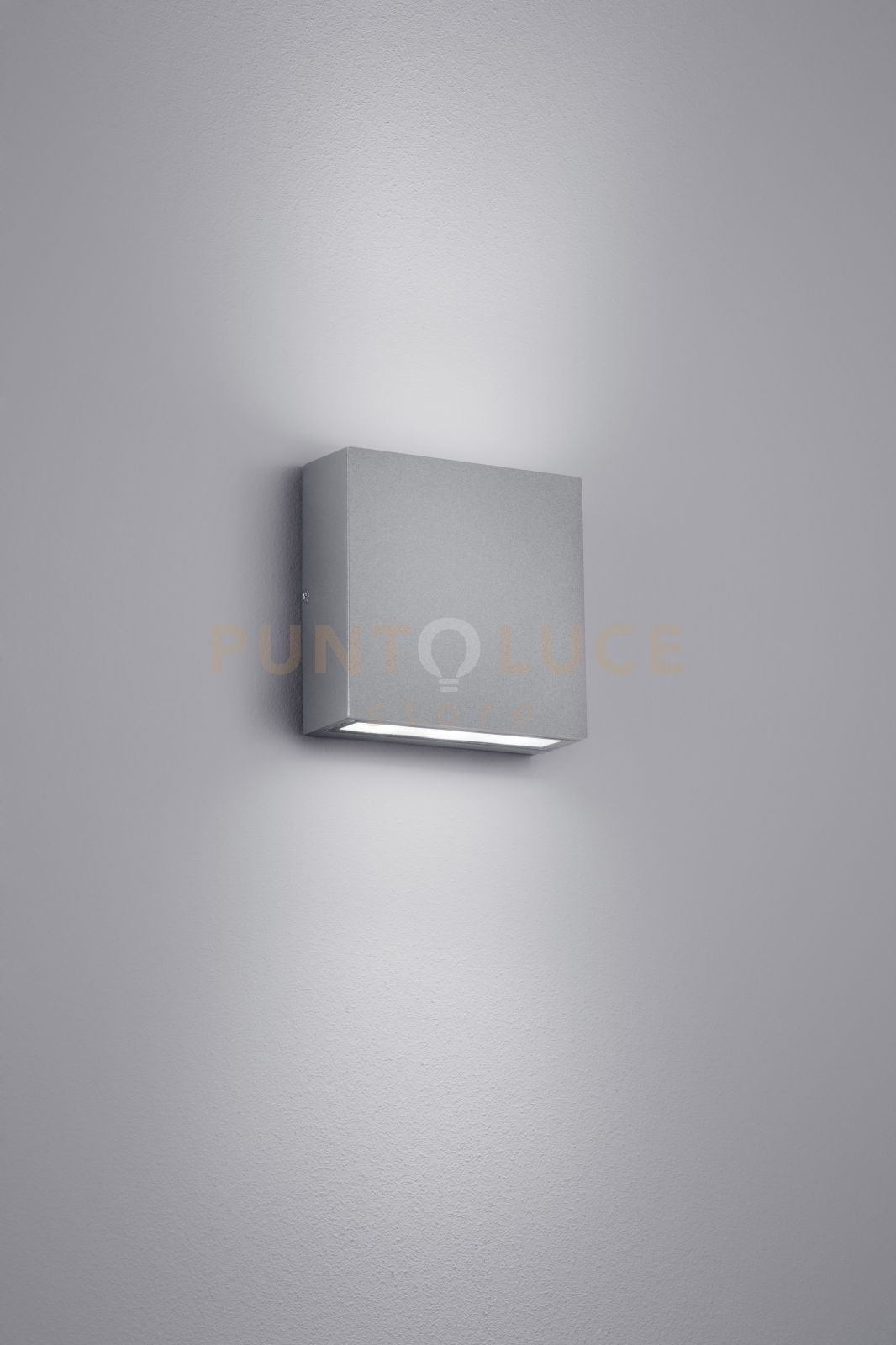 foto del prodotto applique 2 led quadrata alluminio thames 229360287