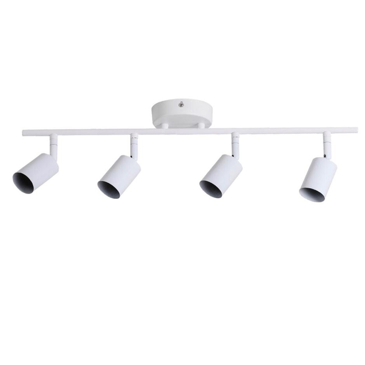foto del prodotto applique 4 faretti soffitto sospensione plaffoniera orientabili gu10 led bianco 