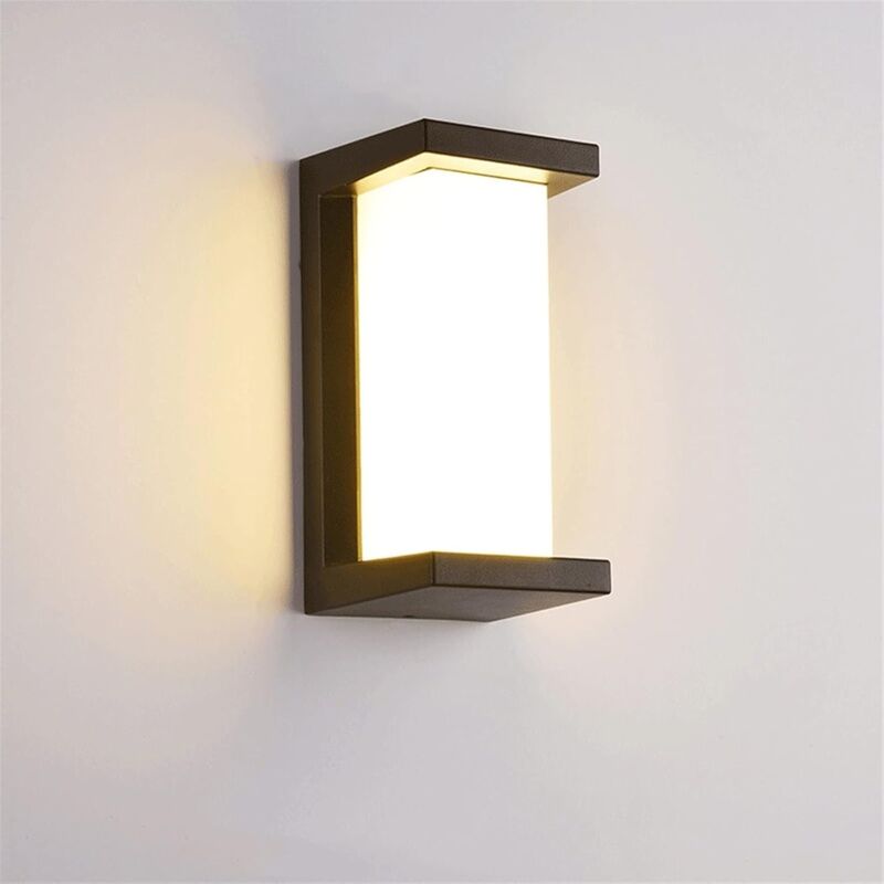 foto del prodotto applique a led, applique a led europea impermeabile, illuminazione da parete per interni ed esterni, illuminazione in alluminio, applique, scale,