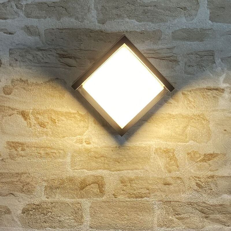 foto del prodotto applique a led cuba 15w equiv 150w esterno ip65