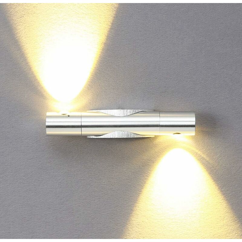 foto del prodotto applique a led da 6w per interni su e gi , angolo del fascio regolabile a 360 gradi, a risparmio energetico, per camerette, soggiorni, cucine, camere