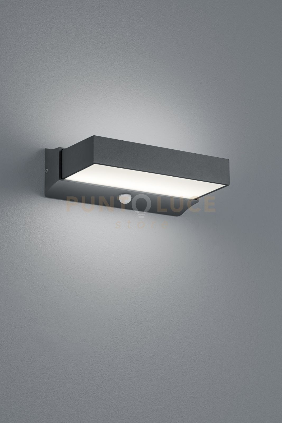 foto del prodotto applique a parete cuadro 2 led sensore movimento 226669242 antracite