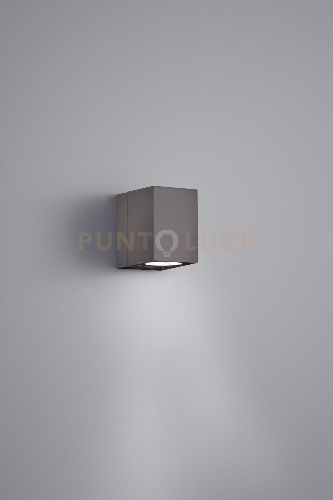 foto del prodotto applique a parete tiber led faretti e portafaretti antracite 229160142