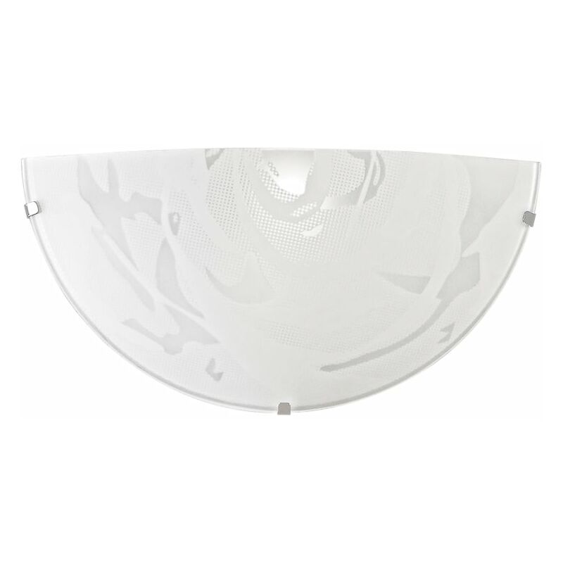 foto del prodotto applique alabastro in vetro bianco 30x15 cm. 