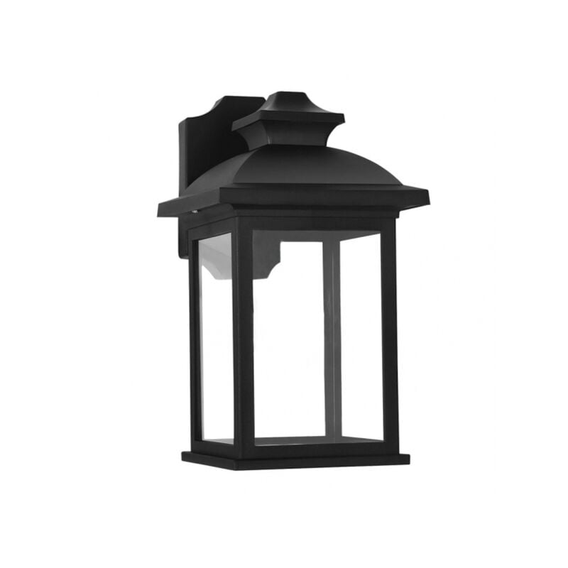 foto del prodotto applique alcandia 1xe27 nero ip44 policarbonato 31x17x22,3 cm