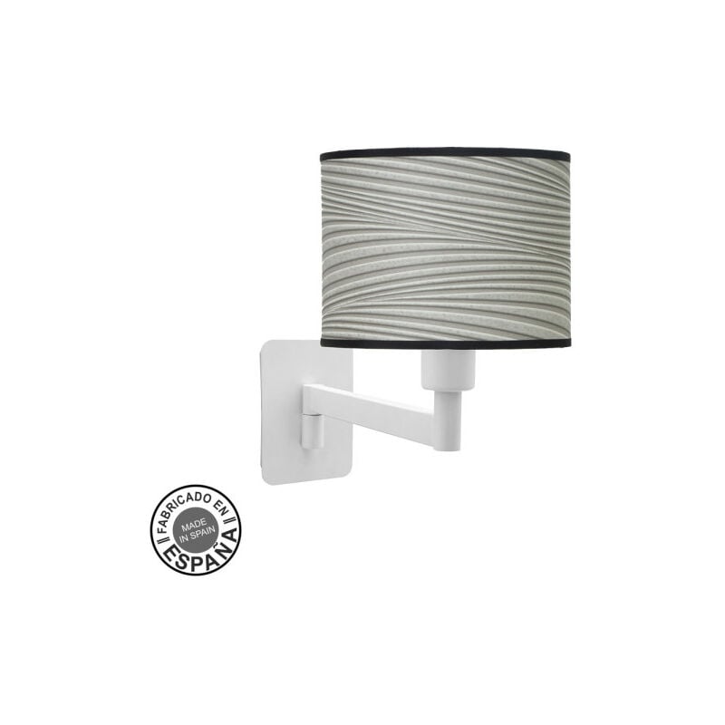 foto del prodotto applique alla moda 1xe14 bianco bianco grigio 26x17x28 cm